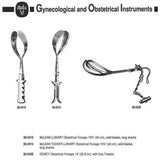 MILTEX McLEAN-LUIKART Obstetrical Forceps, 15-3/4" (400mm), Solid Blades, long shank. MPN: 30-2410 - Image 2