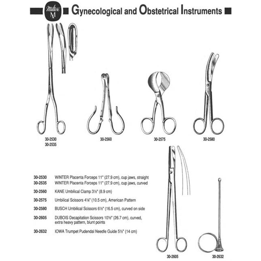 MILTEX Umbilical Scissors, 4-1/8" (10.5 cm), American pattern. MPN: 30-2575 - Image 3