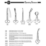 MILTEX BUSCH Umbilical Scissors, 6-1/2" (16.5 cm), curved on side. MPN: 30-2580 - Image 2