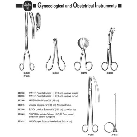 MILTEX DUBOIS Decapitation Scissors, 10-1/2" (26.7 cm), curved, extra heavy pattern, blunt points. MPN: 30-2605 - Image 3