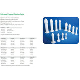 MILTEX Silicone Vaginal Dilator Set, Small Set (4 Small Sizes). MPN: 30-3003 - Image 2