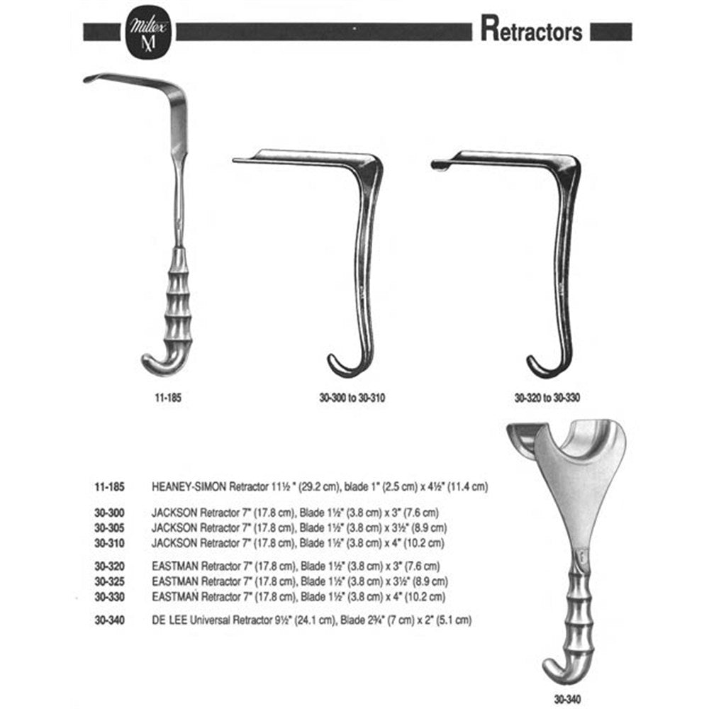 MILTEX EASTMAN Vaginal Retractor, 7" (17.8 cm), blade 1-1/2" (3.8 cm) X 3-1/2" (8.9 cm). MPN: 30-325 - Image 2