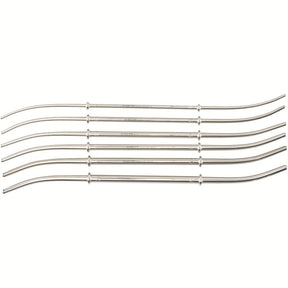 MILTEX HANK Uterine Dilators, 10-1/2" (265mm), Double-Ended, Set of 6: 11-12 Fr. (3.6-4mm) to 21-22 Fr. (7-7.3mm), Canvas Roll. MPN: 30-500