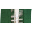 MILTEX HEGAR Uterine Dilators, 7-1/4” (185mm), single end, Set of 14 In Khaki Roll, sizes 4 to 17 mm. MPN: 30-515