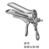 MILTEX CUSCO Vaginal Speculum, extra narrow, side screw, 3/4" (1.9 cm) X 3 1/4" (8.3 cm). MPN: 30-70