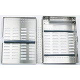 MILTEX Thompson 9 Cassette, Single Rack, 8 x 6 x 1 3/16 (inches), 204 x 154 x 30 (mm). MPN: 3-085109