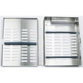 MILTEX Thompson 9 Cassette, Single Rack, 8 x 6 x 1 3/16 (inches), 204 x 154 x 30 (mm). MPN: 3-085109