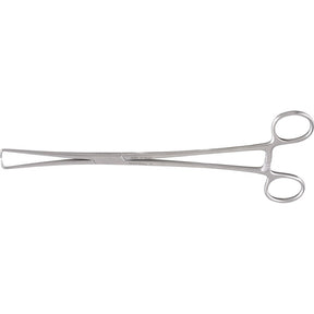 MILTEX Braun Tenaculum Forceps, 10" Straight/ Squared Jaw, Non-Overlapping Atraumatic Tips. MPN: 30-965ATR