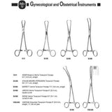 MILTEX SKENE Uterine Tenaculum Forceps, 9-1/2" (24.1 cm), curved on side. MPN: 30-990 - Image 2