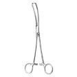 MILTEX KELLY Vulsellum Forceps, 9-1/4" (23.5 cm), curved sideways, 4 X 5 teeth, 7.7 mm wide. MPN: 30-998