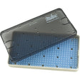 MILTEX Sterilization Tray, Single layer, Size: 4" x 8" x 3/4" (102 mm x 203 mm x 19 mm). MPN: 3-200300