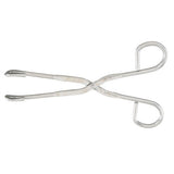 MILTEX Utility-Sterilizer Forceps, 11" (280mm), Straight, Serrated Jaws, Ring Handles. MPN: 3-24