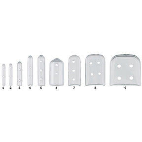MILTEX Tip-It Instrument Protectors, Clear, Vented, Size 4, 50/Pack. MPN: 3-2504C