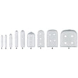 MILTEX Tip-It Instrument Protectors, Assorted Sizes, Clear, Vented, 50/Pack. MPN: 3-2510C