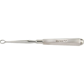 MILTEX PIFFARD DERMAL Curette, 6-1/4" (161mm), oval, size 3: 8.5mm x 8.4mm (6.1mm inside diameter). MPN: 33-10