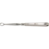MILTEX PIFFARD DERMAL Curette, 6-1/2" (164mm), oval, size 4: 10.5mm x 11.1mm (8.1mm inside diameter). MPN: 33-11