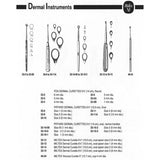 MILTEX PIFFARD DERMAL Curette, 6-1/2" (164mm), oval, size 4: 10.5mm x 11.1mm (8.1mm inside diameter). MPN: 33-11 - Image 2