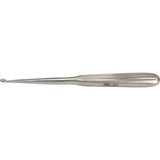 MILTEX Dermal Curette, 6-1/4" (160mm), oval spoon, size 0: 3.6mm x 5.6mm. MPN: 33-12