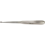 MILTEX Dermal Curette, 6-1/4" (160mm), oval spoon, size 1: 4.3mm x 6.6mm. MPN: 33-13