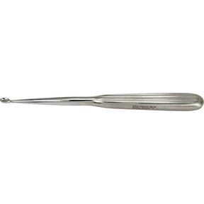 MILTEX Dermal Curette, 6-1/4" (160mm), oval spoon, size 2: 4.8mm x 7.6mm. MPN: 33-14