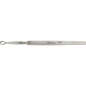 MILTEX PIFFARD DERMAL Curette, 5-5/8" (142mm), oval, size 2: 5mm x 6.7mm, narrow handle. MPN: 33-16-2