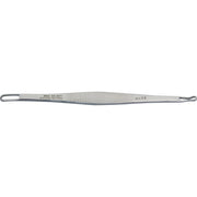 MILTEX SCHAMBERG Comedone extractor, 3-3/4" (96.5mm), double-ended, standard pattern, with crimped small loop. MPN: 33-201