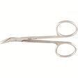 MILTEX BIRO Dermal Naevus Scissors, 4" (103mm), Angled Blades with Sharp Outside Edges. MPN: 33-240