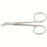 MILTEX BIRO Dermal Naevus Scissors, 4" (103mm), Angled Blades with Sharp Outside Edges. MPN: 33-240