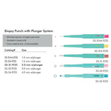 MILTEX Sterile Disposable Biopsy Punch with Plunger, 2mm diameter, 25/box. MPN: 33-31-P/25 - Image 2