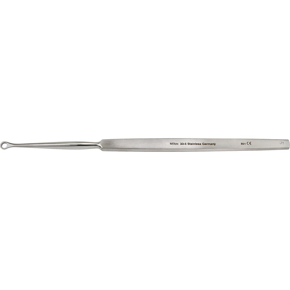 MILTEX FOX DERMAL Curette, 5-5/8" (142mm), round, 3mm diameter. MPN: 33-5