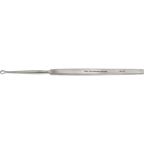 MILTEX FOX DERMAL Curette, 5-5/8" (142mm), round, 3mm diameter. MPN: 33-5