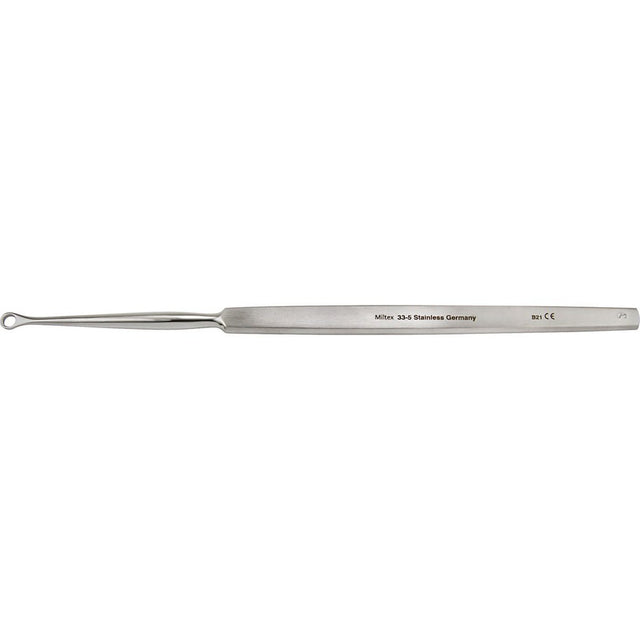 MILTEX FOX DERMAL Curette, 5-5/8" (142mm), round, 3mm diameter. MPN: 33-5
