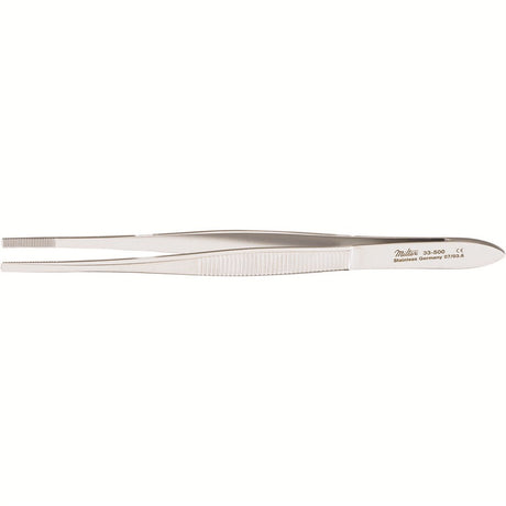 MILTEX Depilatory Forceps, 5-1/4" (133mm), serrated, flat square tips. MPN: 33-500