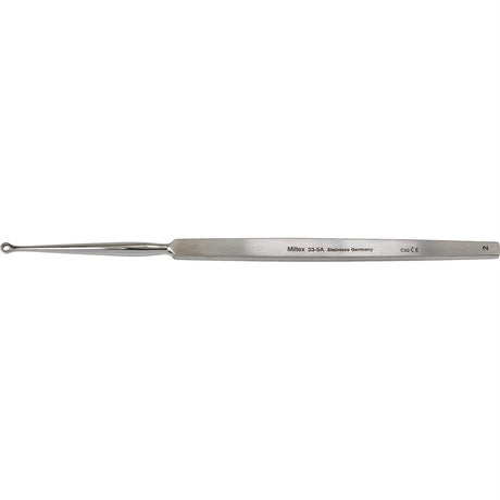 MILTEX FOX DERMAL Curette, 5-5/8" (142mm), round, 2mm diameter. MPN: 33-5A