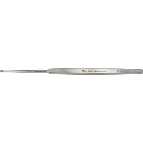 MILTEX FOX DERMAL Curette, 5-5/8" (142mm), round, 1mm diameter. MPN: 33-5B