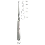 MILTEX PIFFARD DERMAL Curette, 6-1/4" (159mm), oval, size 1: 5.9mm x 5.0mm (4.1mm inside diameter). MPN: 33-6 - Image 3