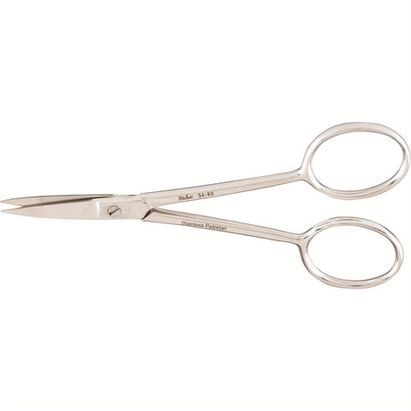 MILTEX Dissecting Scissors, 4-1/2" (11.4 cm), straight, two sharp points, economy grade. MPN: 34-80