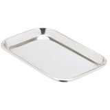 MILTEX Mayo Tray, Size 10, Non-Perforated, 10" x 6-1/2" x 23/32". MPN: 3-926