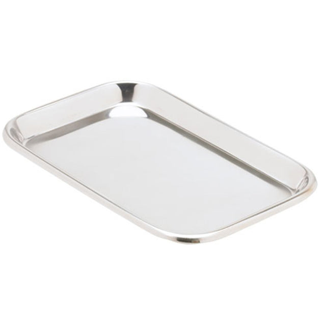 MILTEX Mayo Tray, Size 10, Non-Perforated, 10" x 6-1/2" x 23/32". MPN: 3-926