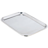 MILTEX Mayo Tray, Size 19, Non-Perforated, 19 11/64" x 12 23/32" x 33/64". MPN: 3-930