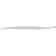 MILTEX HOWARD Bone File, 7" (180mm), no. 12A, double-ended, 5.3mm wide and 5.3mm wide, one end plain, other end cross serrated. MPN: 40-1382