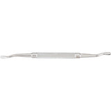 MILTEX HOWARD Bone File, 7" (180mm), no. 12A, double-ended, 5.3mm wide and 5.3mm wide, one end plain, other end cross serrated. MPN: 40-1382