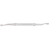 MILTEX HOWARD Bone File, 7-1/4" (182mm), no. 12CA, double-ended, 6.8mm wide and 5.3mm wide, cross serrations. MPN: 40-1385