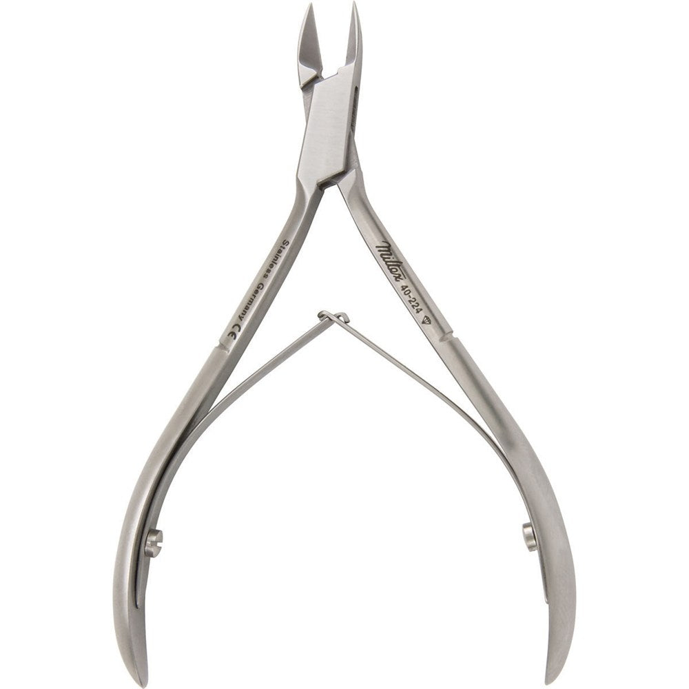 MILTEX Nail Nipper, 4" (102mm), Straight Jaws, Double Spring, , Stainless Steel. MPN: 40-224