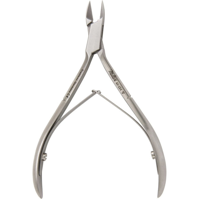 MILTEX Nail Nipper, 4" (102mm), Straight Jaws, Double Spring, , Stainless Steel. MPN: 40-224
