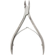 MILTEX Nail Nipper, 4-3/8" (112mm), Straight Jaws, Double Spring, Stainless Steel. MPN: 40-225-SS