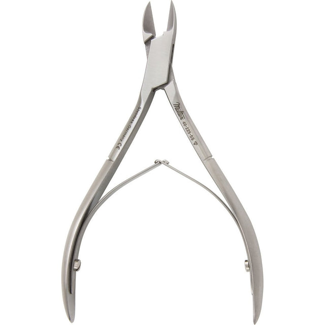 MILTEX Nail Nipper, 4-3/8" (112mm), Straight Jaws, Double Spring, Stainless Steel. MPN: 40-225-SS