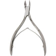 MILTEX Tissue & Cuticle Nipper, 4-1/2" (112mm), Convex Jaws 10mm, Stainless. MPN: 40-250-SS