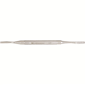 MILTEX Bone File, Reverse Cutting, Double-Ended, POLOKOFF narrow pattern, standard serrations, Length= 7-1/4" (184 mm). MPN: 40-2800