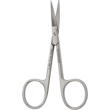 MILTEX Cuticle Scissors, 3-1/2" (8.9 cm), curved blades, standard pattern, chrome. MPN: 40-435